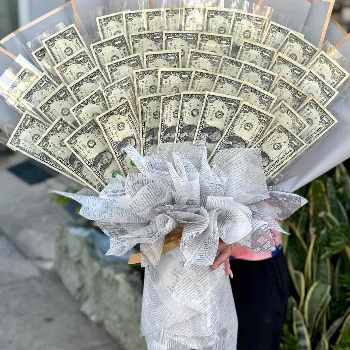 Money Bouquet - Blue Bill Bouquet